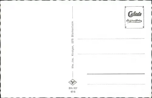 Ansichtskarte Blankenheim (Ahr) Strassen Durchfahrt Georgstor 1960/1967