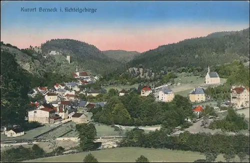 Ansichtskarte Berneck (Schwarzwald) Stadtpartie 1911