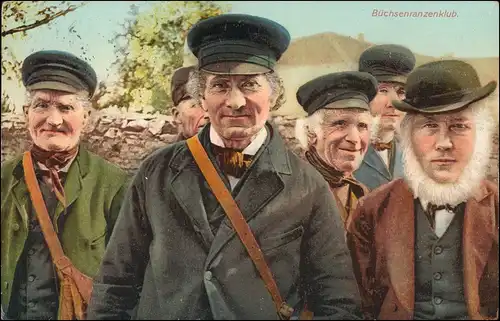 Ansichtskarte  Büchsenranzenklub 1911