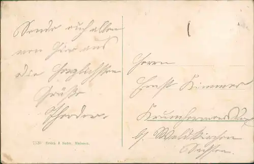 Postcard Karlsbad Karlovy Vary Restaurant Aberg 1911