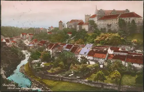 Ansichtskarte Bautzen Budyšin Prpoitzschenberg - color Fotokarte 1925