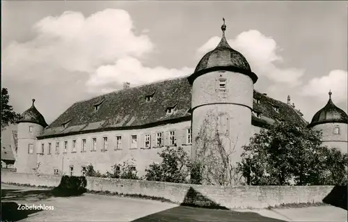 Ansichtskarte Giebelstadt Historisches Bauwerk Partie am Schloss 1960