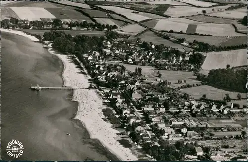 Niendorf-Timmendorfer Strand Luftbild Überflug Fliegeraufnahme 1959