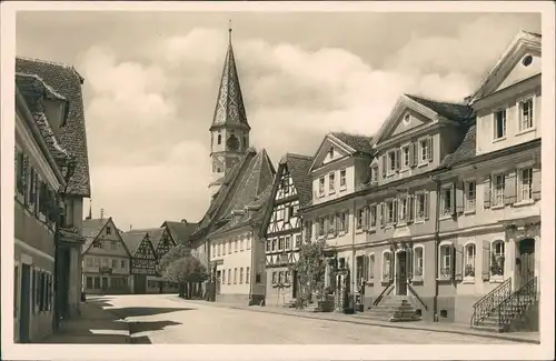 Bad Windsheim Seegasse Seestrasse Häuser Partie Wohnhäuser 1950