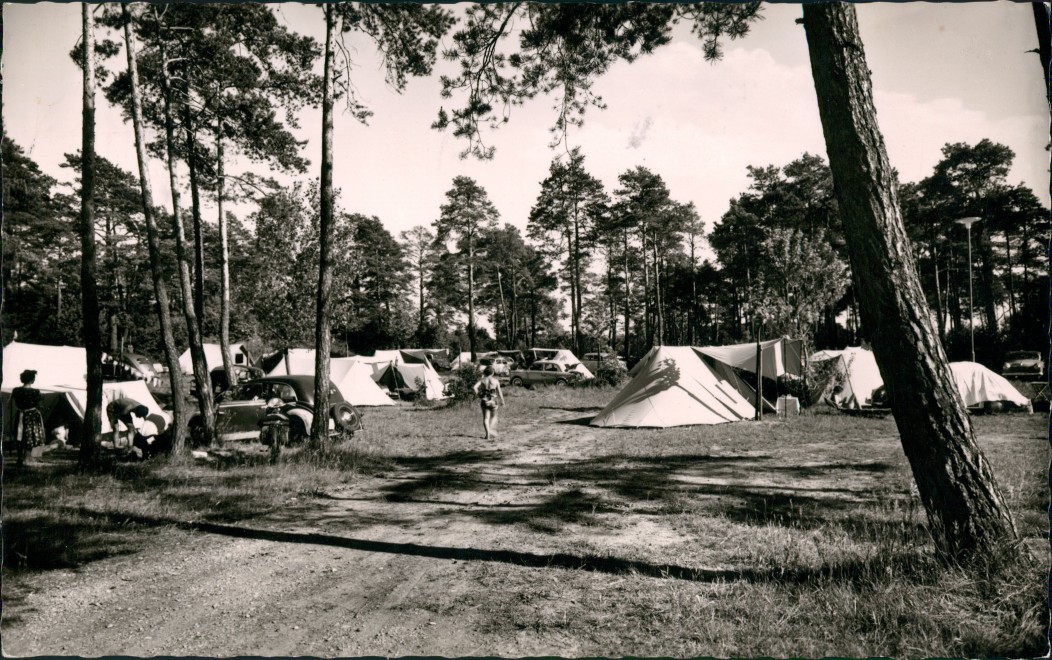 Ingolstadt Campingplatz Auwaldsee VeGe Selbstbedienungs-Pavillon 1960 ...