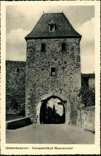 Münstereifel Straßen Partie Heisterbachertor Tor-Durchfahrt 1950