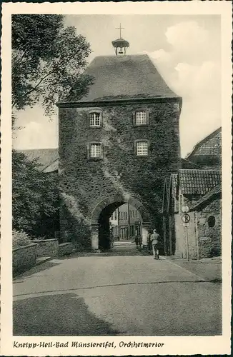 Ansichtskarte Münstereifel Soldat Straßen Partie am Orchheimertor 1940