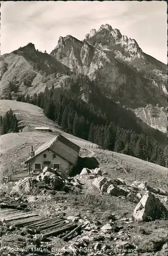 Chiemgau-Kampenwand Grassauer Hütte, Hochalm, Haus a.d. Kampenwand 1950