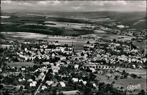 Ansichtskarte Beerfelden (Odenwald) Luftbild 1961