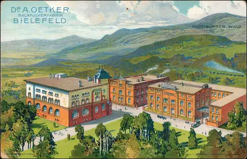 Bielefeld Backpulverfabrik Dr. Oetker Backpulverfabrik 1912