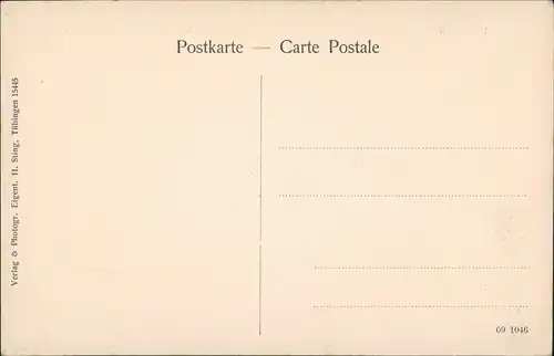 Ansichtskarte Tübingen Deutsches Institut für ärztliche Mission 1914