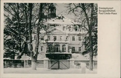 Berggießhübel-Bad Gottleuba-Berggießhübel Paul-Linde-Haus 1956