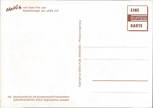 Mecki (Diehl-Film): Glückwunsche Blumensträuße Schreibmaschine 1970