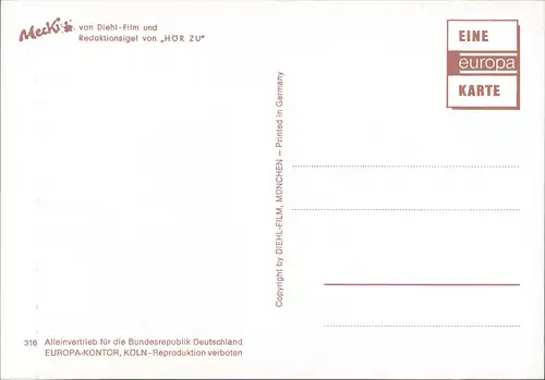 Mecki (Diehl-Film): Der Anfang ist so schwer! Brief schreiben 1970