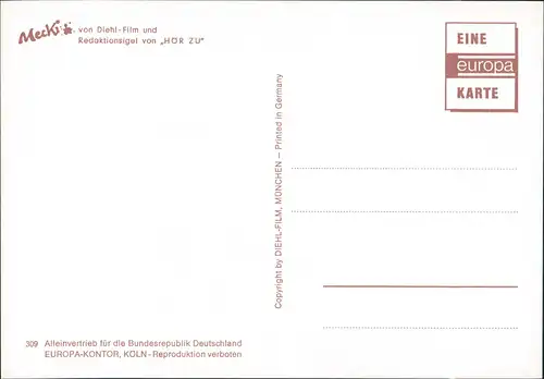 Ansichtskarte  Mecki (Diehl-Film): Scherben sollen Glück bringen 1970
