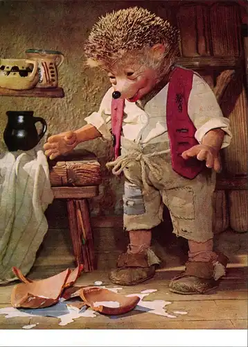 Ansichtskarte  Mecki (Diehl-Film): Scherben sollen Glück bringen 1970