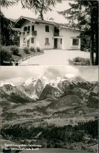 Ansichtskarte Berchtesgaden Haus Silbertann, Totale 1967