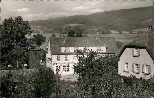 Ansichtskarte Bayreuth Pechgraben Gasthof Frankenwald 1956