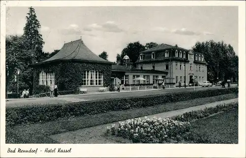 Ansichtskarte Bad Nenndorf Hotel Kassel 1956