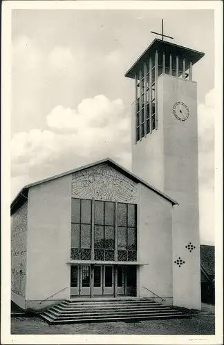Ansichtskarte Welzheim Kath. Pfarrkirche 1959