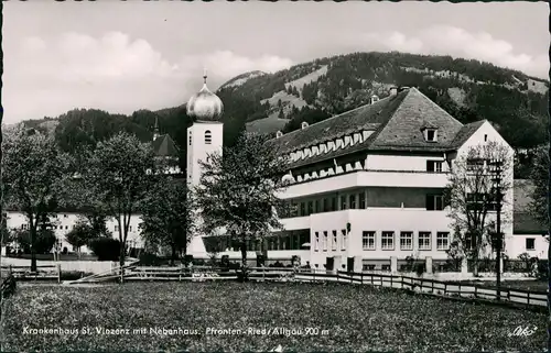 Ansichtskarte Pfronten (Allgäu) Krankenhaus St. Vinzenz 1959