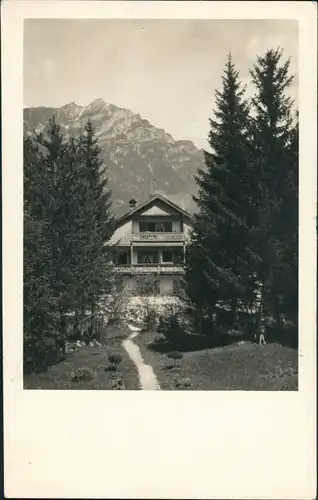 Ansichtskarte Grainau Pension Landhaus Lindenberg 1961