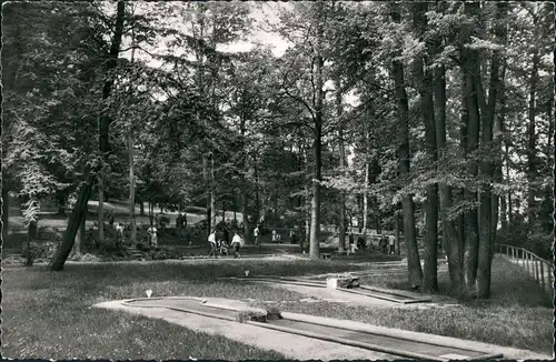 Ansichtskarte Bad Salzschlirf Parkanlage Golfplatz Minigolf 1960