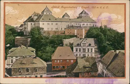 Ansichtskarte Augustusburg Erzgebirge Schloss Augustusburg 1922