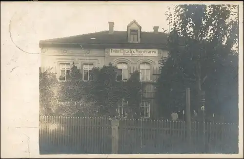 Priestewitz Wurtswaren Hugo Borsdorf b. Großenhain 1908 Privatfoto