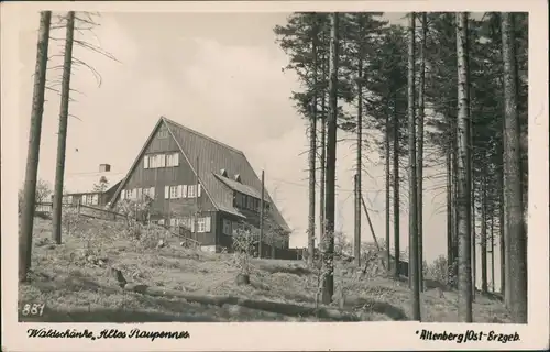 Altenberg (Erzgebirge) DDR Foto-Ansicht Waldschänke "Altes Raupennest" 1960