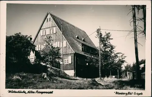 Altenberg (Erzgebirge) Waldschänke Altes Raupennest DDR Postkarte 1960