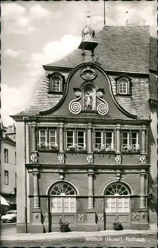 Ansichtskarte Wittlich Strassen Partie am Rathaus 1967