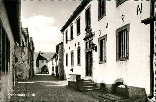Kronenburg Eifel-Dahlem (Nordeifel) Gasse Wohnhäuser Strassen Partie 1965