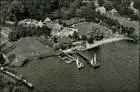 Bad Zwischenahn Fährkroog in Dreibergen vom Flugzeug aus, Luftaufnahme 1960