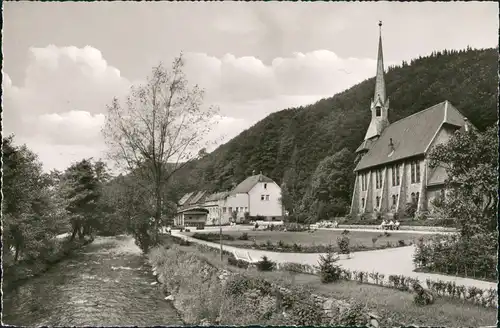 Ansichtskarte Sieber (Herzberg am Harz) Panorama-Ansicht, Kirche 1965