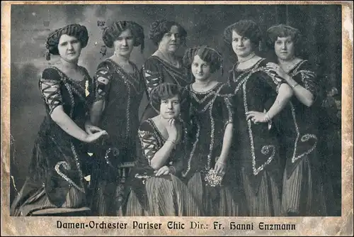 Magdeburg Damen-Orchester PARISER CHIC Dirigent Fr. Hanni Enzmann 1914