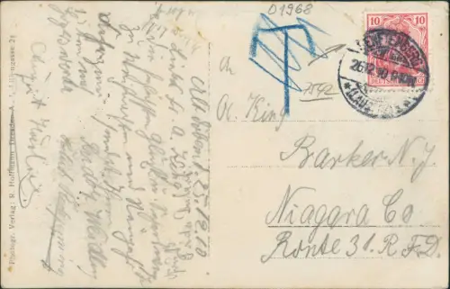 Altdöbern Geschäft Calauer Schuhwaren Hugo Grumbach Lausitz 1910 Privatfoto