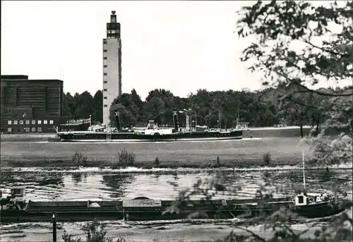 Ansichtskarte Magdeburg Museums- u. Gaststättenschiff „Württemberg" 1970