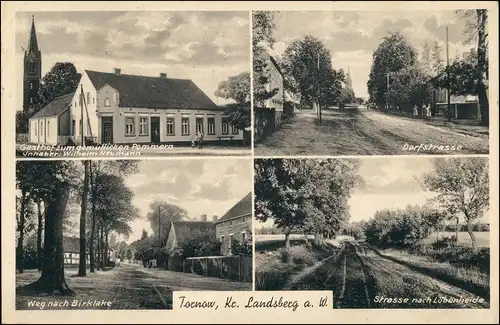 Ludwigsruh 4 Bild Straßen Gorzów Wielkopolski  Landsberg an der Warthe 1937