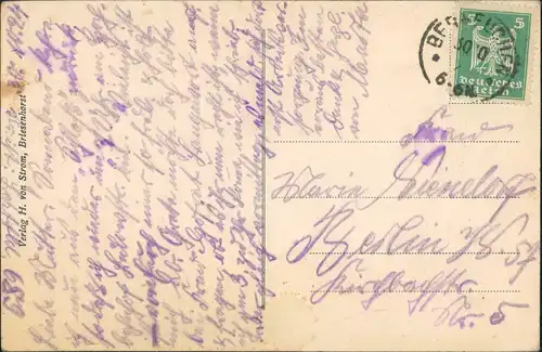 Postcard Berneuchen Barnówko MB Schloß, Gasthof b Neudamm Soldin 1926