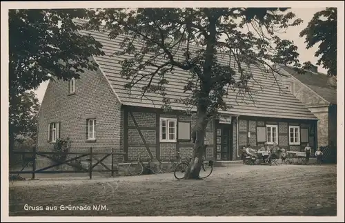 Grünrade Grzymiradz Gasthaus Dębno  Neudamm Neumark Königsberg Chojna 1928