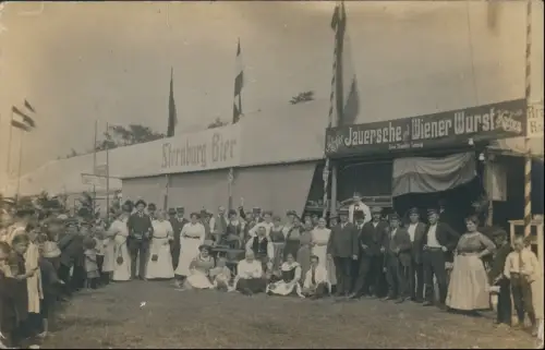 Leipzig Fest Sternburg Bier Zelt Jauersche Wurst Jauer Jawor
 1911 Privatfoto