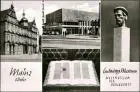 Ansichtskarte Mainz Mehrbild-AK Welt-Museum Druckkunst Gutenberg Museum 1955