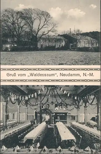 Neudamm (Neumark) Dębno 2B Waldessaum Kr. Königsberg Neumark Chojna 1916