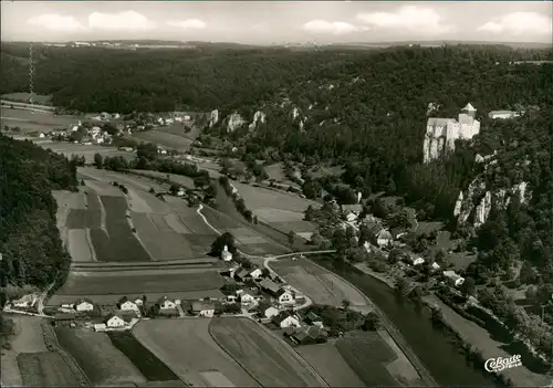 Nußhausen a.d. Altmühl Luftbild Dorf Ansicht vom Flugzeug aus 1975