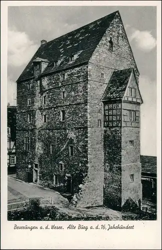 Ansichtskarte Beverungen alte Burg a.d. 16. Jahrhundert 1950