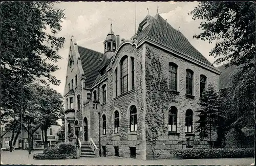 Ansichtskarte Melle Partie am Rathaus Gebäude 1963