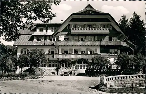 Ansichtskarte Menzenschwand-St. Blasien Partie am Erholungsheim 1960