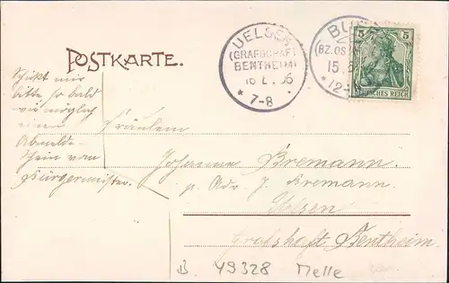 Ansichtskarte Buer-Melle 2 Bild Bürgerschule Pfarre 1906