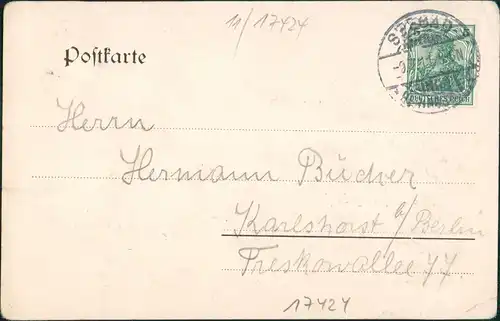 Ansichtskarte Heringsdorf Usedom 2 Bild Italien und Strand 1911